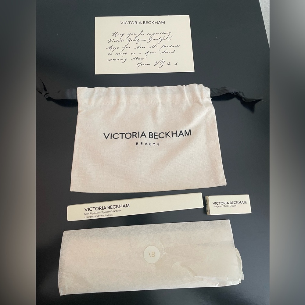 Victoria Beckham Beauty Satin Kajal Liner Eyeliner and sharpener set